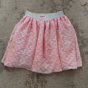 Hatley Pink and Silver Kids Skirt